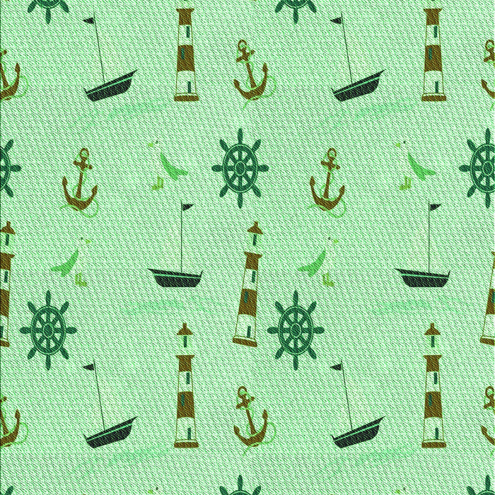 Patterned Light Green Rug, pat2102grn