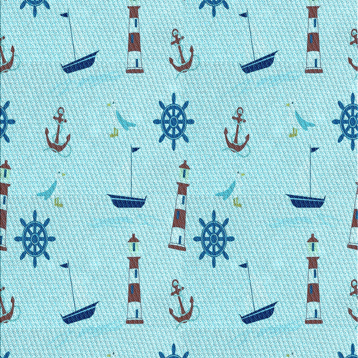 Machine Washable Transitional Blue Rug, wshpat2102lblu