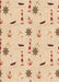 Patterned Orange Rug, pat2102org