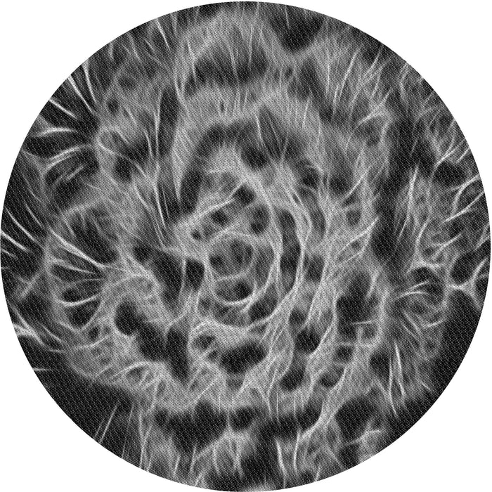 Square Machine Washable Transitional Charcoal Black Rug in a Living Room, wshpat2104gry