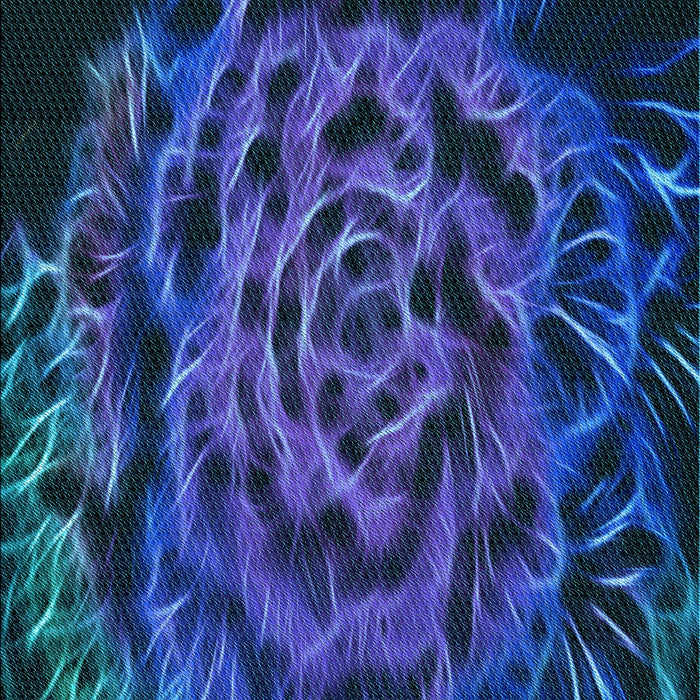 Patterned Denim Dark Blue Rug, pat2104lblu