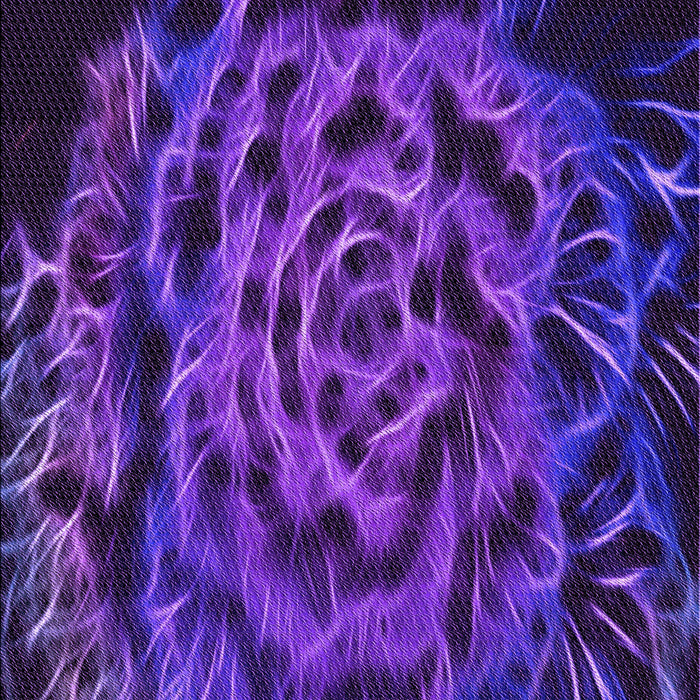 Patterned Bright Purple Rug, pat2104pur