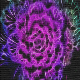 Sideview of Machine Washable Transitional Bright Grape Purple Rug, wshpat2104