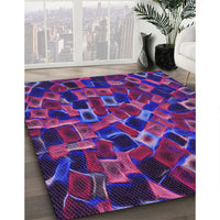 Patterned Purple Rug, pat2105pur