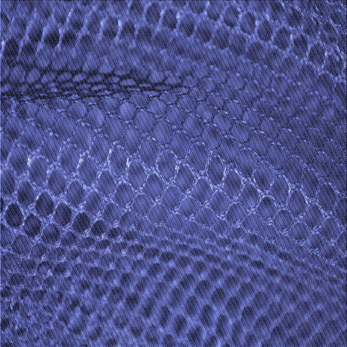 Round Machine Washable Transitional Denim Dark Blue Rug, wshpat2106blu