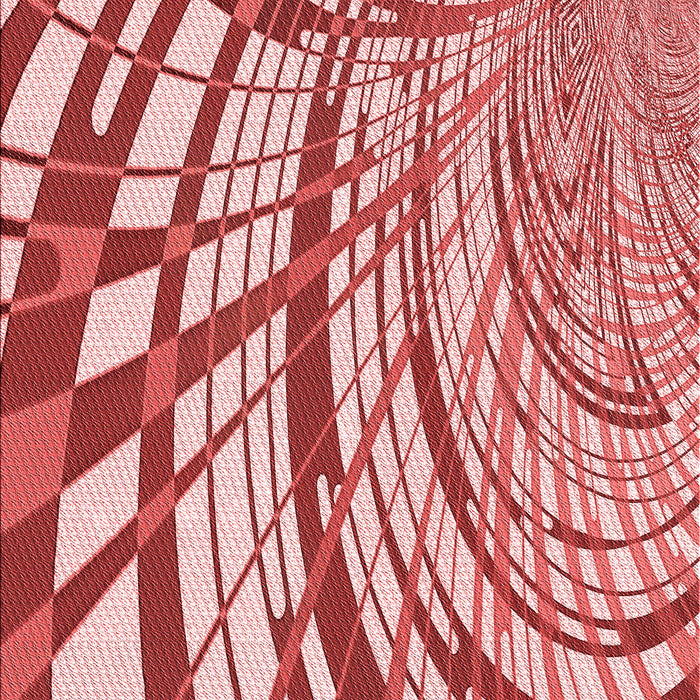 Patterned Pastel Pink Rug, pat2107rd