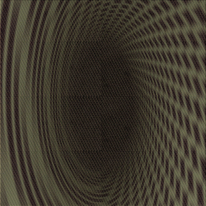 Round Machine Washable Transitional Midnight Gray Rug, wshpat2108brn