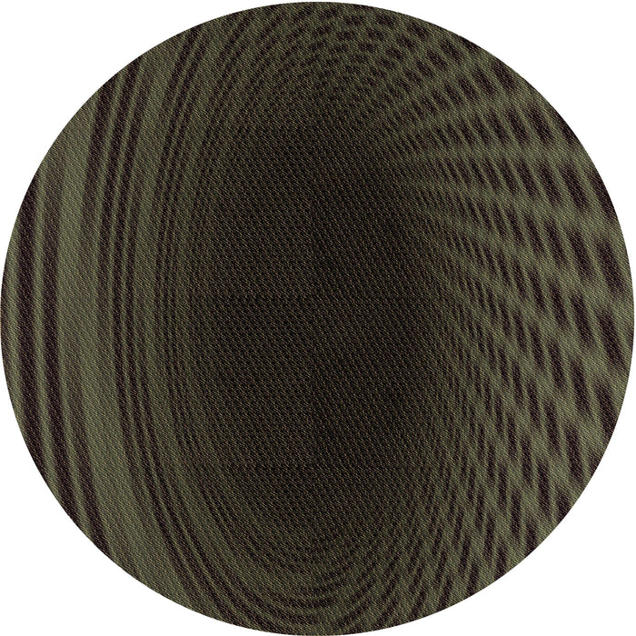 Square Patterned Midnight Gray Rug, pat2108brn