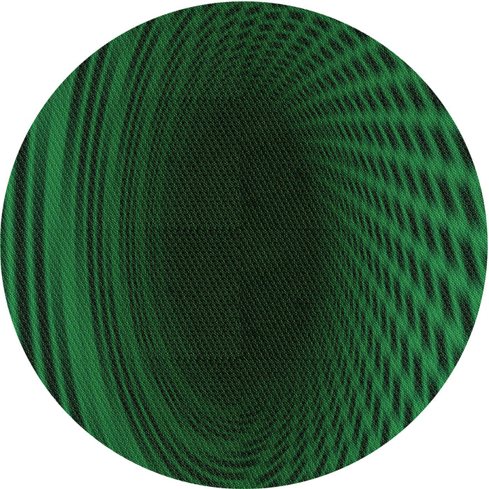 Square Patterned Dark Forest Green Rug, pat2108grn