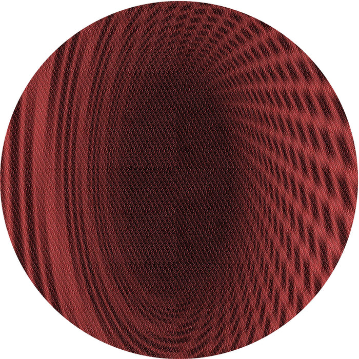 Square Patterned Red Rug, pat2108rd