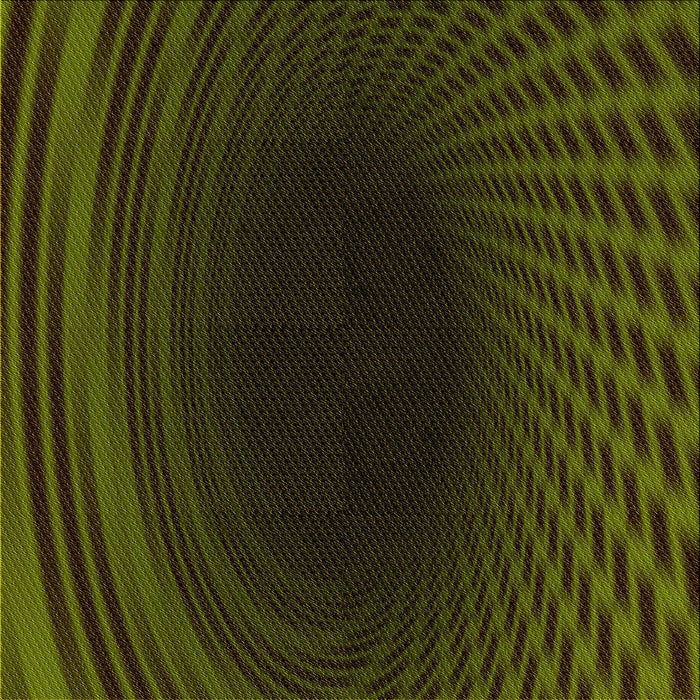 Round Patterned Olive Green Rug, pat2108yw