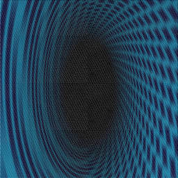 Sideview of Machine Washable Transitional Night Blue Rug, wshpat2108