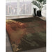 Machine Washable Transitional Red Brown Rug in a Family Room, wshpat2109brn