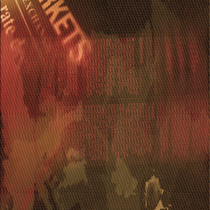 Patterned Mahogany Brown Rug, pat2109org