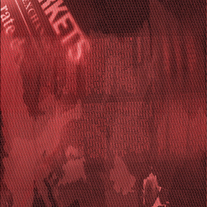 Patterned Dark Red Rug, pat2109rd