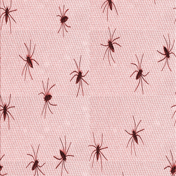 Patterned Light Coral Pink Rug, pat211rd