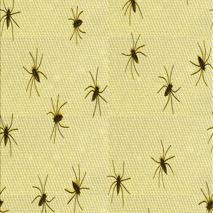 Machine Washable Transitional Yellow Rug, wshpat211yw