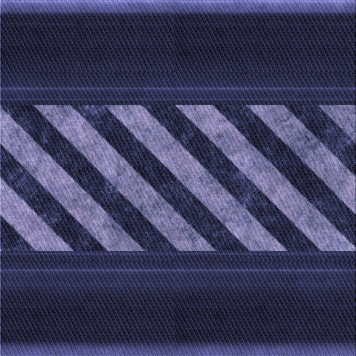 Round Machine Washable Transitional Night Blue Rug, wshpat2110blu