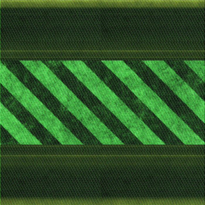 Round Patterned Dark Forest Green Rug, pat2110grn