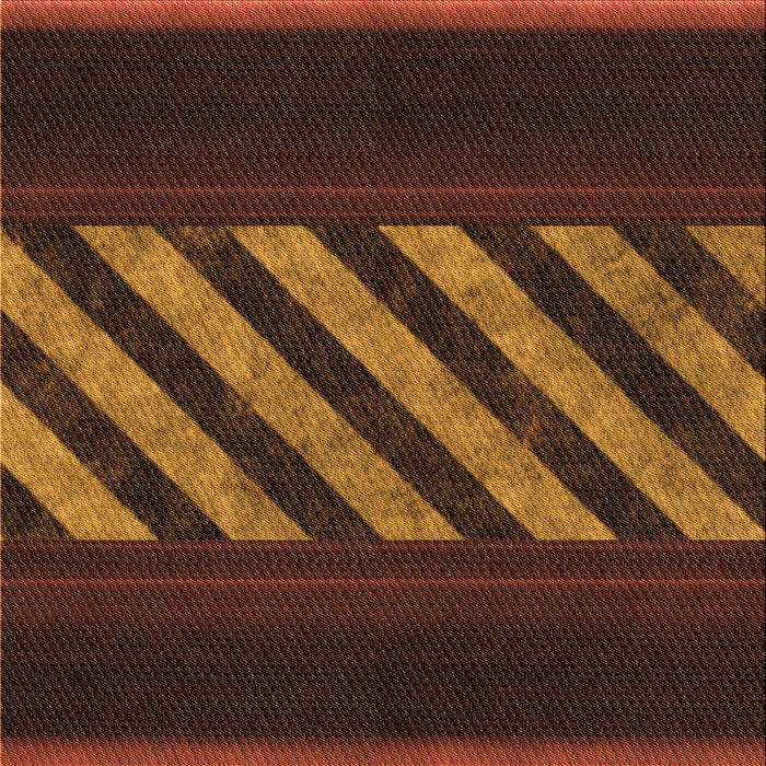 Round Patterned Mahogany Brown Rug, pat2110org