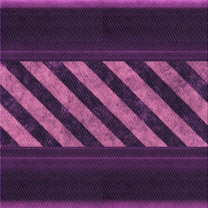 Round Machine Washable Transitional Orchid Purple Rug, wshpat2110pur