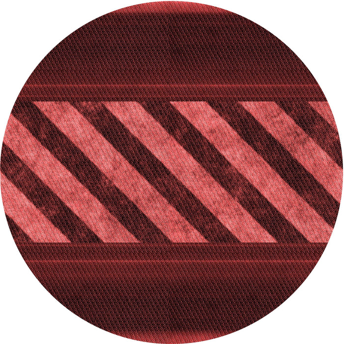 Square Patterned Maroon Red Rug, pat2110rd