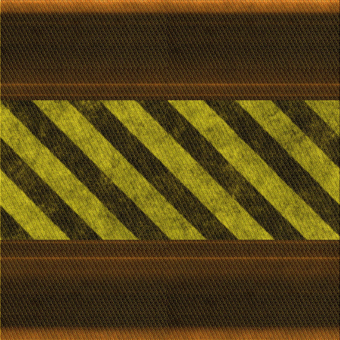 Round Patterned Dark Yellow Green Rug, pat2110yw