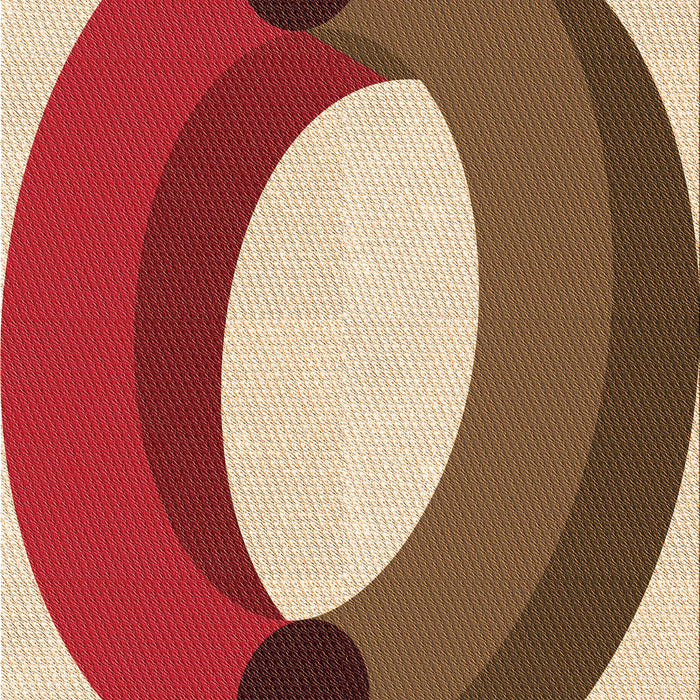 Machine Washable Transitional Tomato Red Rug, wshpat2111org