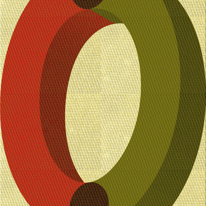 Patterned Metallic Gold Rug, pat2111yw