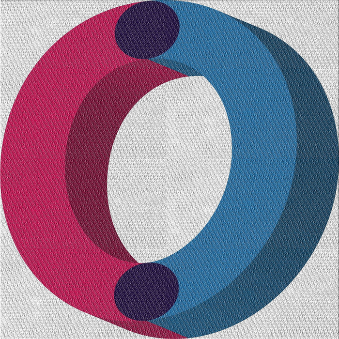 Sideview of Machine Washable Transitional Jeans Blue Rug, wshpat2111