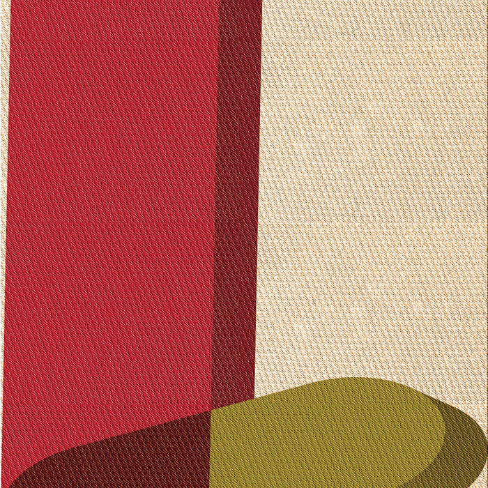 Patterned Red Rug, pat2112org