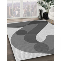 Patterned Silver Gray Rug, pat2113gry