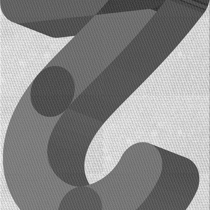 Machine Washable Transitional Silver Gray Rug, wshpat2113gry