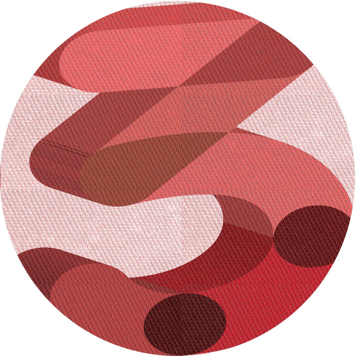 Square Machine Washable Transitional Red Rug in a Living Room, wshpat2114rd