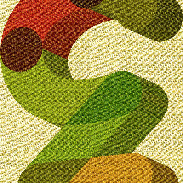 Patterned Dark Bronze Brown Rug, pat2114yw