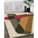 Machine Washable Transitional Dark Sienna Brown Rug in a Family Room, wshpat2115brn