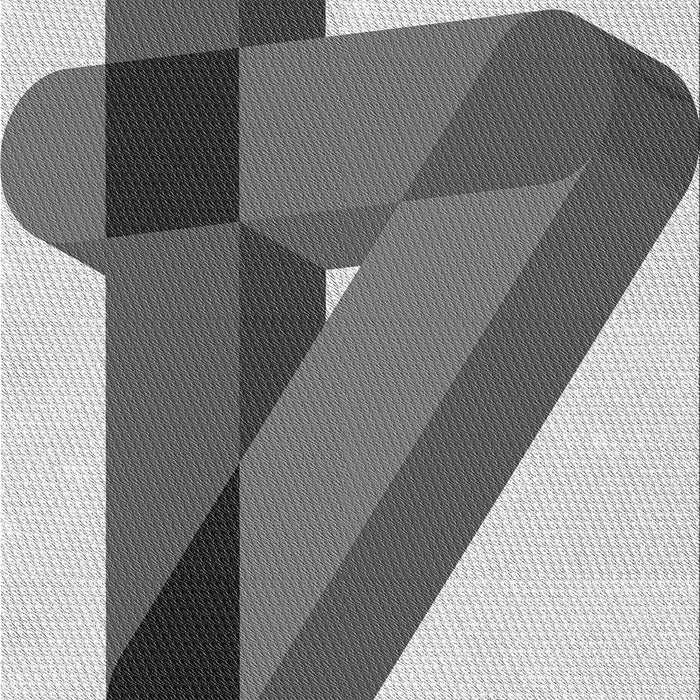 Machine Washable Transitional Platinum Silver Gray Rug, wshpat2115gry