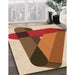 Machine Washable Transitional Mahogany Brown Rug in a Family Room, wshpat2115org