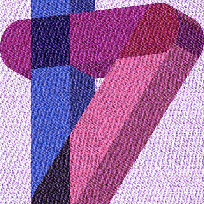 Patterned Dark Orchid Purple Rug, pat2115pur