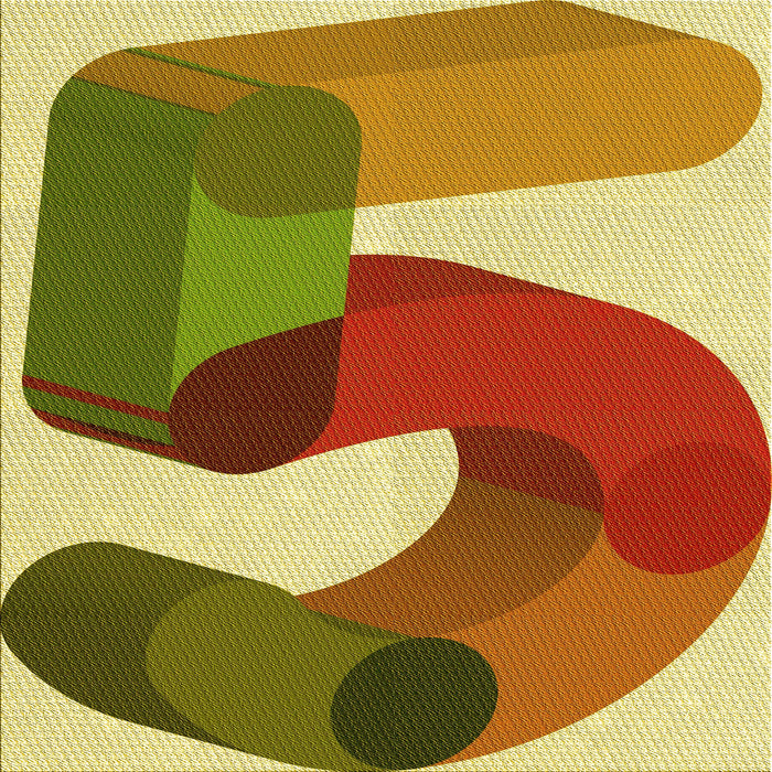 Round Patterned Mahogany Brown Rug, pat2116yw