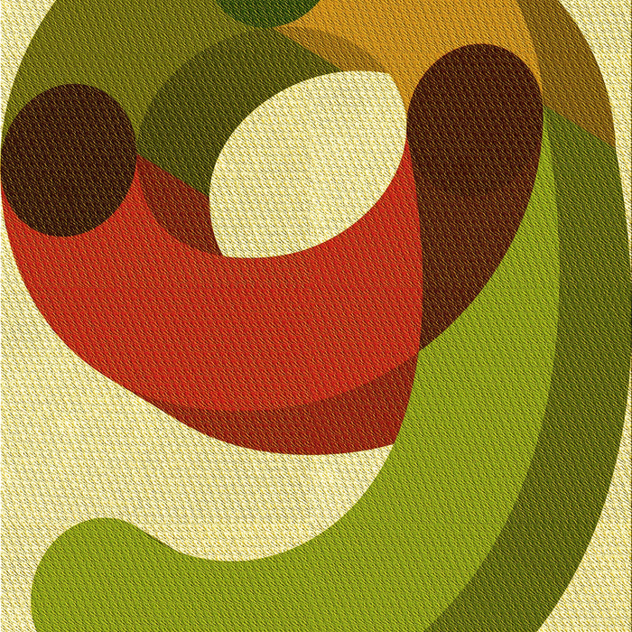 Patterned Saddle Brown Rug, pat2117yw