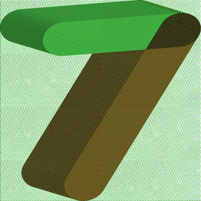 Round Patterned Pastel Green Rug, pat2118grn