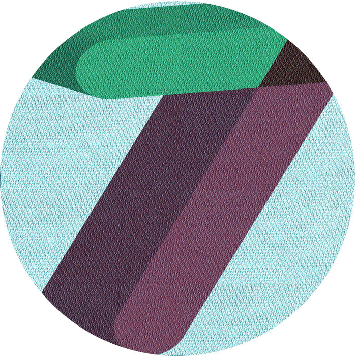 Square Patterned Carbon Gray Rug, pat2118lblu