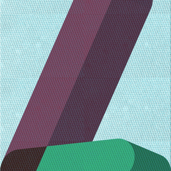 Patterned Carbon Gray Rug, pat2118lblu