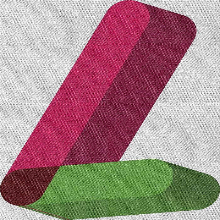 Sideview of Machine Washable Transitional Bright Maroon Red Rug, wshpat2118