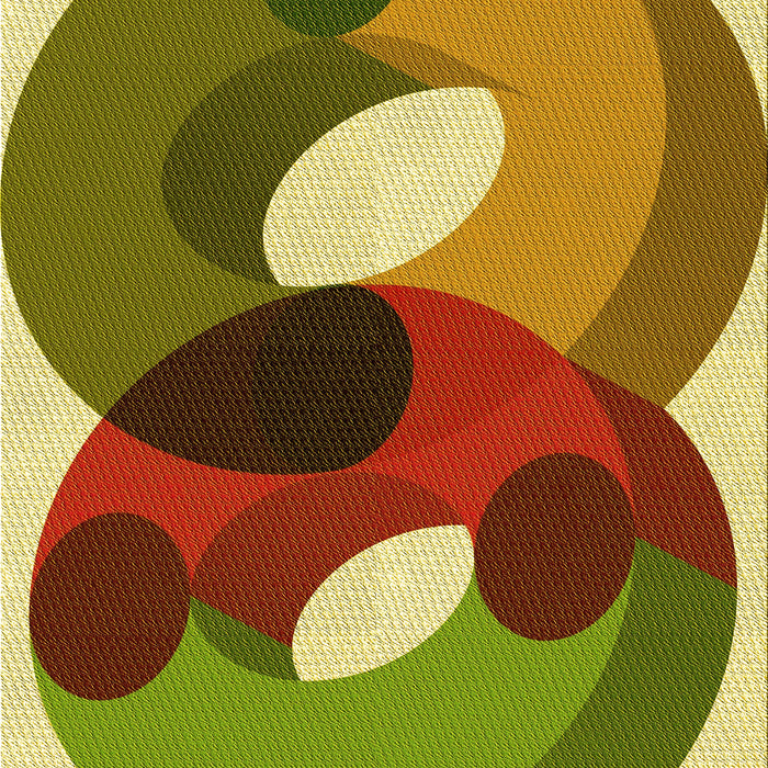 Machine Washable Transitional Saddle Brown Rug, wshpat2119yw