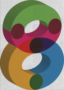 Patterned Green Novelty Rug, pat2119