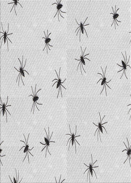Patterned Dark Gray Novelty Rug, pat211