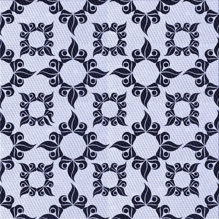 Round Patterned Lavender Blue Rug, pat212blu