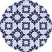 Square Patterned Lavender Blue Rug, pat212blu